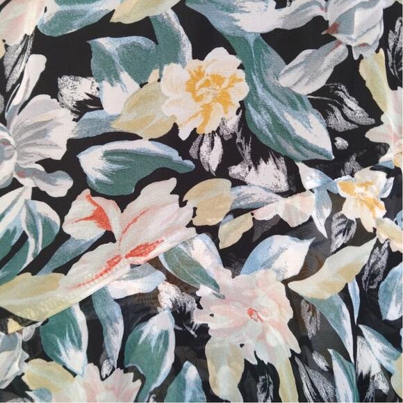 Petal & Pup Amren Floral One-Shoulder Tiered Asymmetric Dress 14 Floral Party - Picture 5 of 13